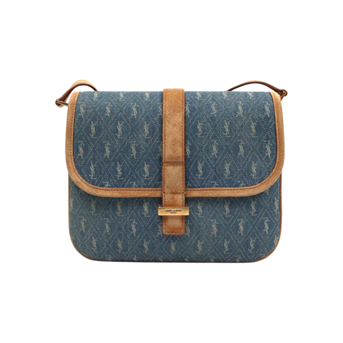 ITIC48JPPVUE Saint Laurent Denim Shoulder Bag A-A18017