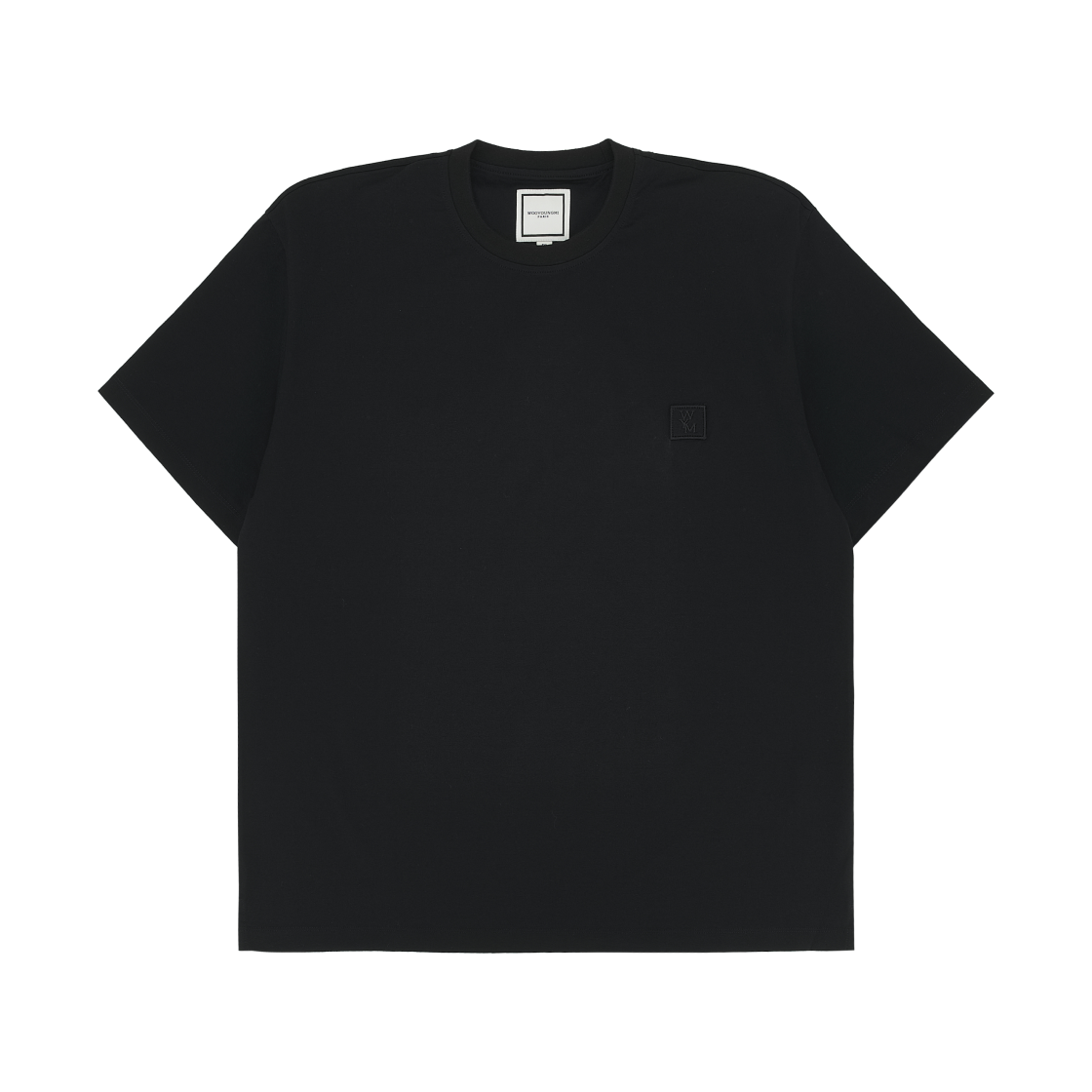우영미 코튼 백로고 티셔츠 블랙 - 26SS(Wooyoungmi Cotton Back Logo T-Shirt Black - 26SS) - 2