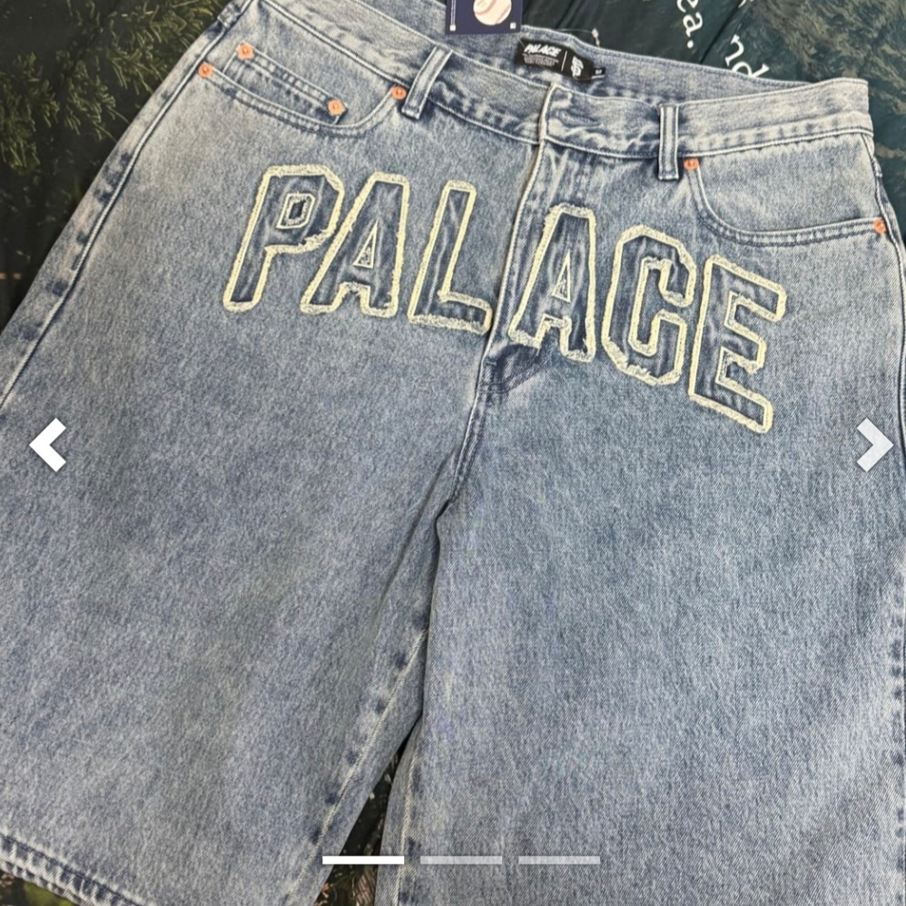 Palace x San Francisco Giants Denim Short Stone Wash - 26SS 착용 스타일