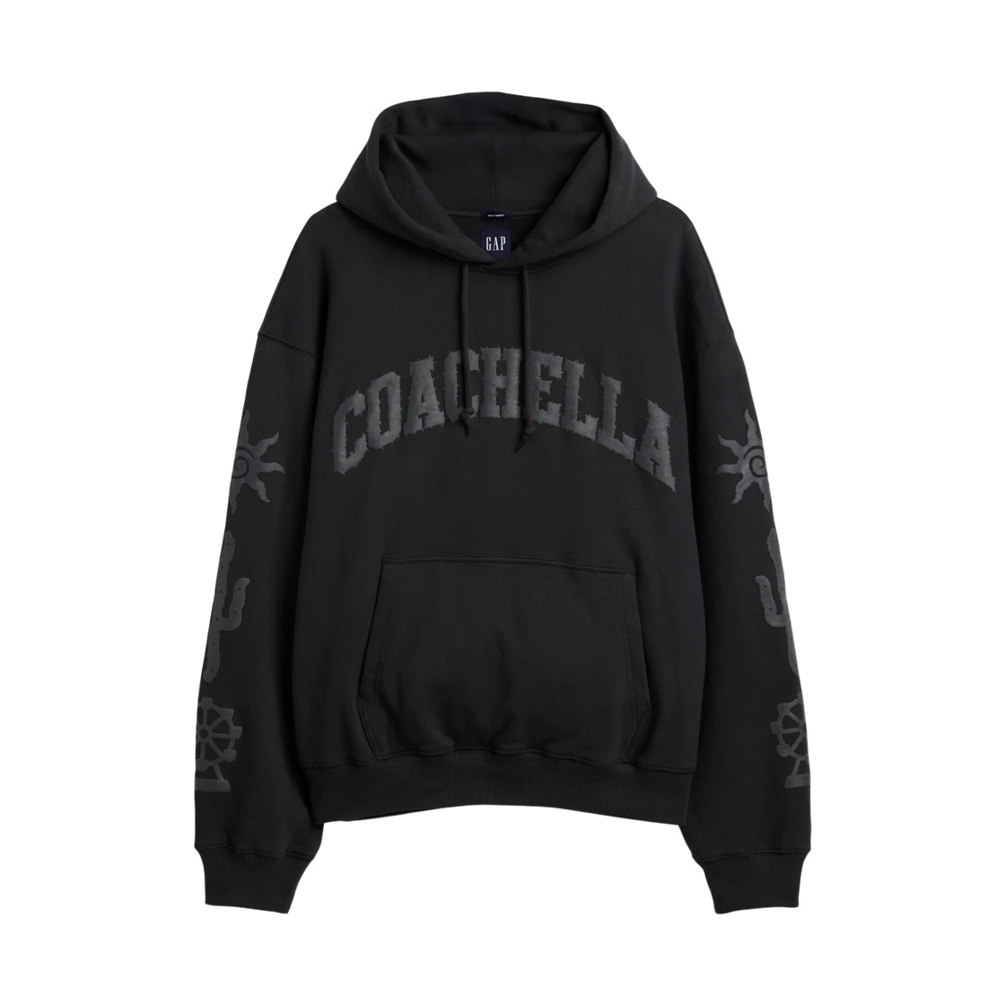 갭 x 코첼라 오버사이즈 후드 블랙(Gap x Coachella Oversized Hoodie Black)