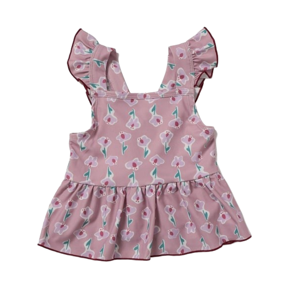 45-76-0029-829 (Kids) Beams Mini Separate Frill Swimwear Pink