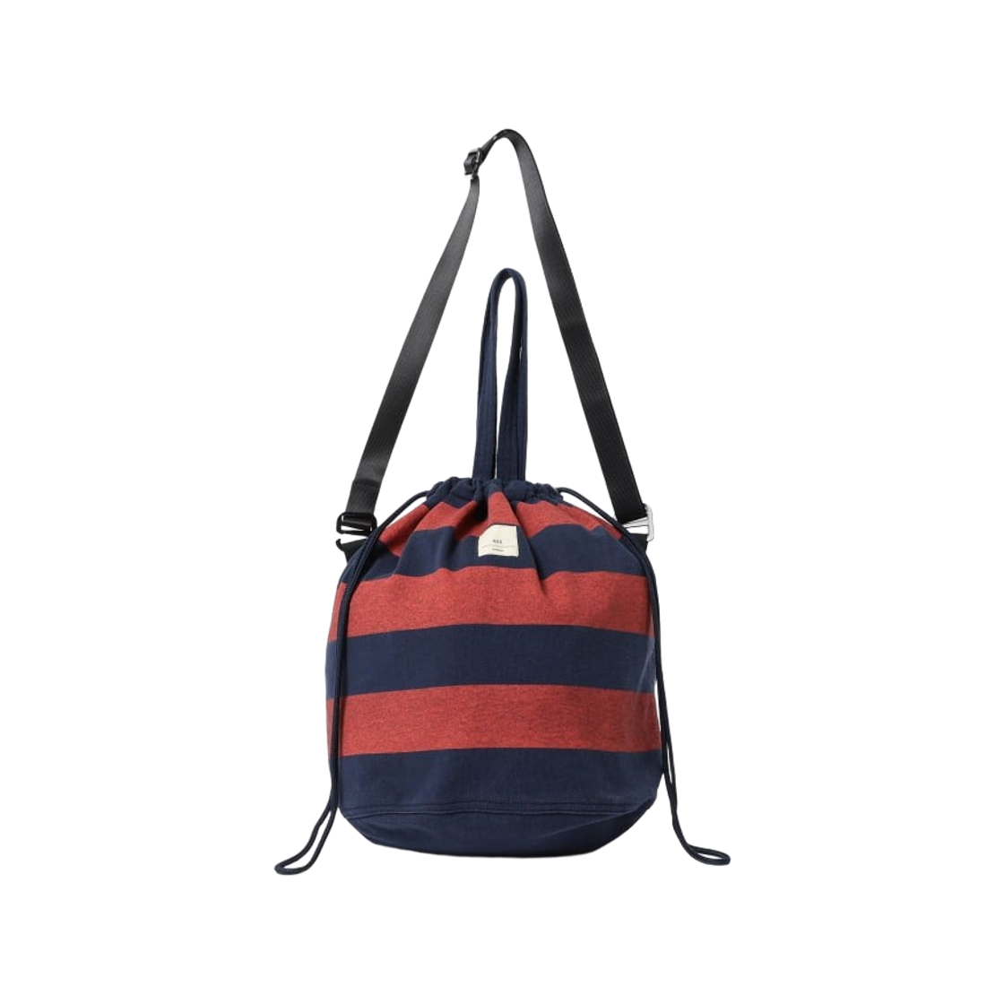 빔즈 보이 x N,P,E 보더 컷 순 페이션트 백 L 네이비 레드(Beams Boy x N,P,E Border Cut Sewn Patient Bag L Navy Red) - 1