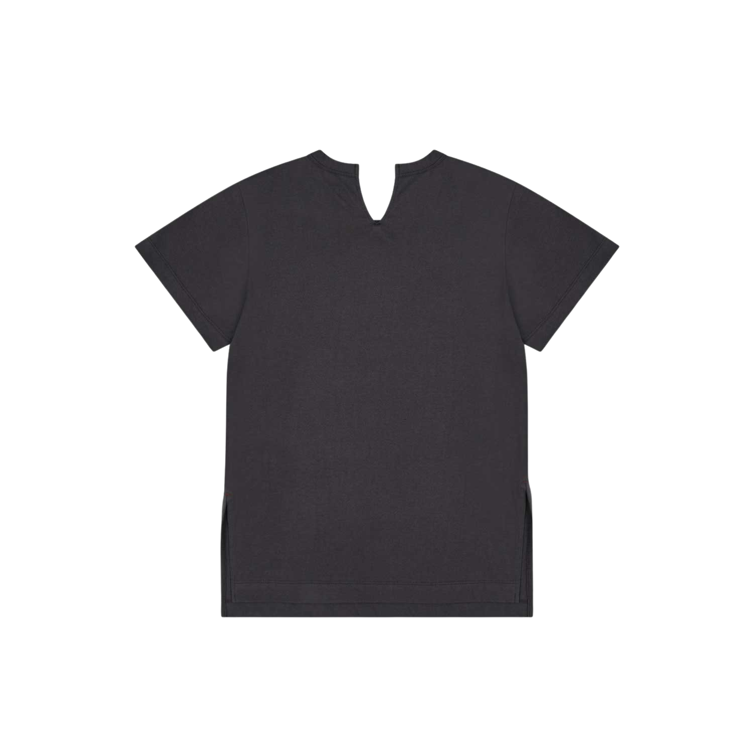 사파리스팟 1/2 스플릿 햄 플러스 티셔츠 와인(Safarispot 1/2 Split Hem Plus T-Shirt Wine) - 2