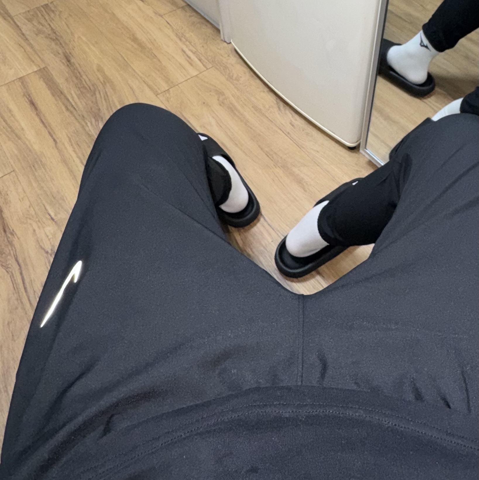 Nike Dri-Fit Challenger Woven Pants Black - Asia 착용 스타일