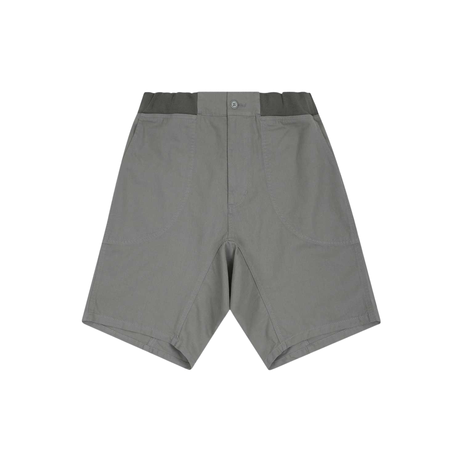 사파리스팟 워시드 코튼 베기 숏츠 그레이(Safarispot Washed Cotton Baggy Shorts Gray)