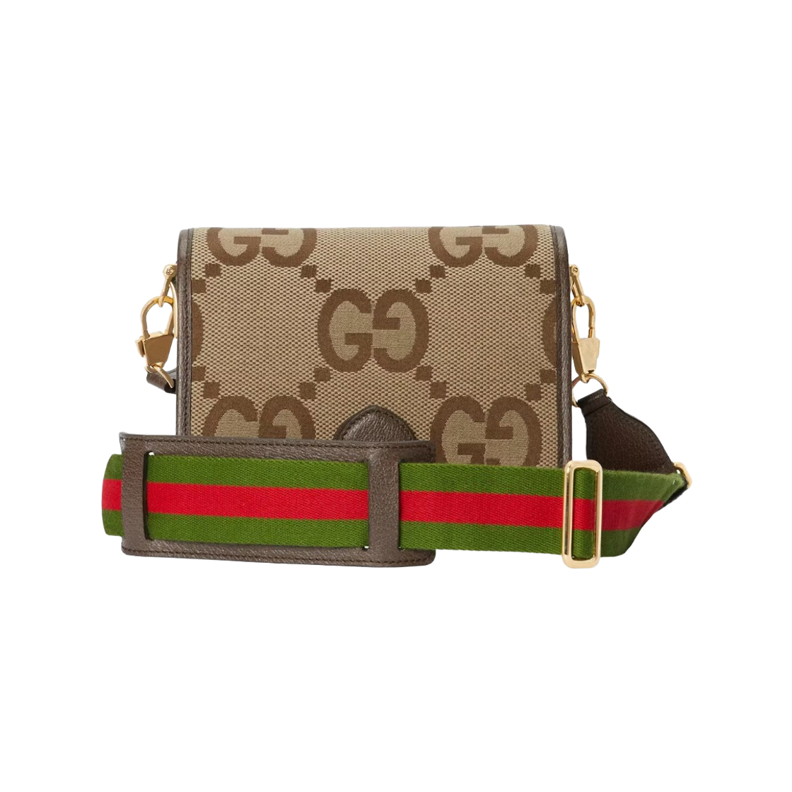 구찌 점보 GG 캔버스 숄더백 카멜 에보니(Gucci Jumbo GG Canvas Shoulder Bag Camel Ebony) - 2