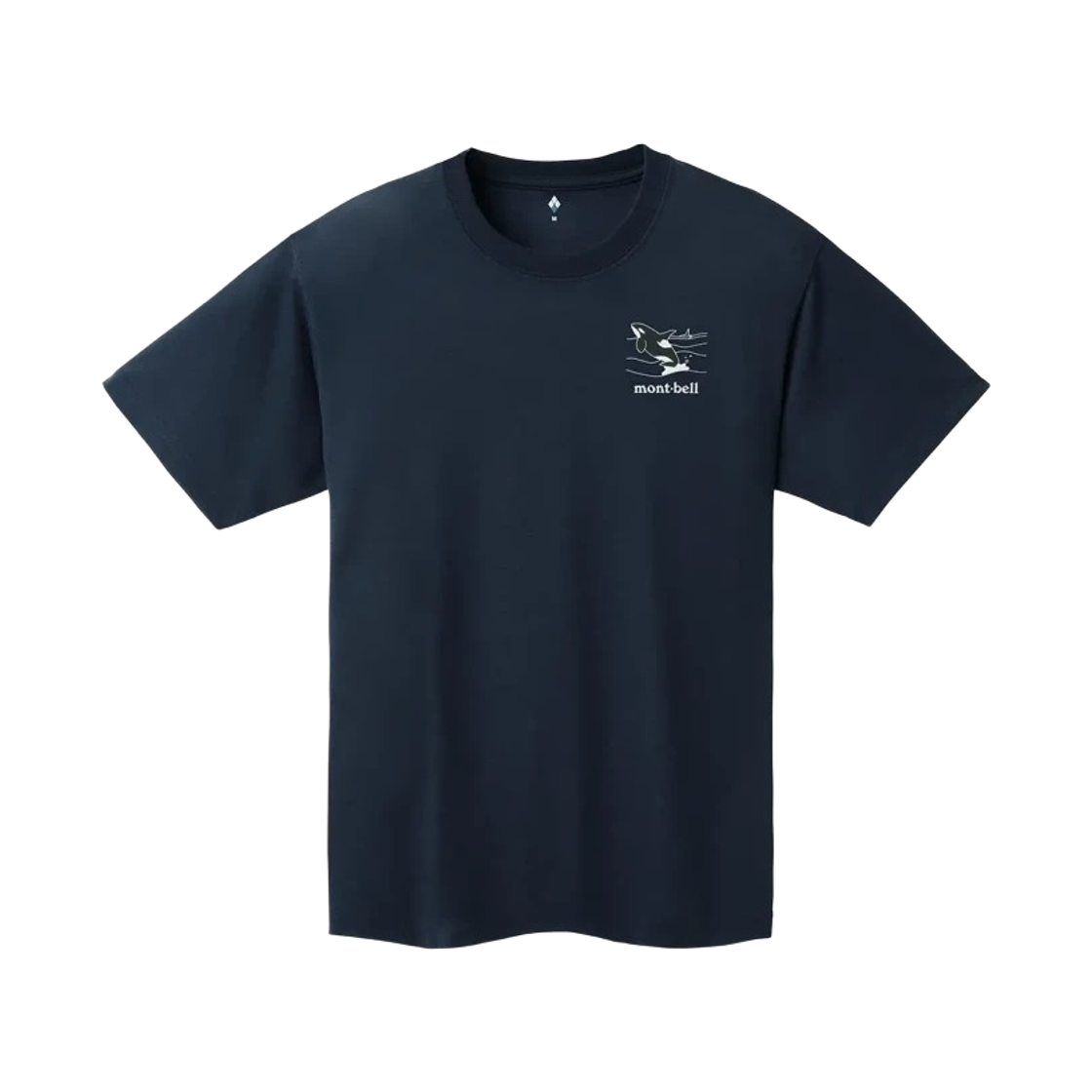 몽벨 위크론 홋카이도 킬러 웨일 티셔츠 네이비(Montbell Wickron Killer Whales in Hokkaido T-Shirt Navy) - 2
