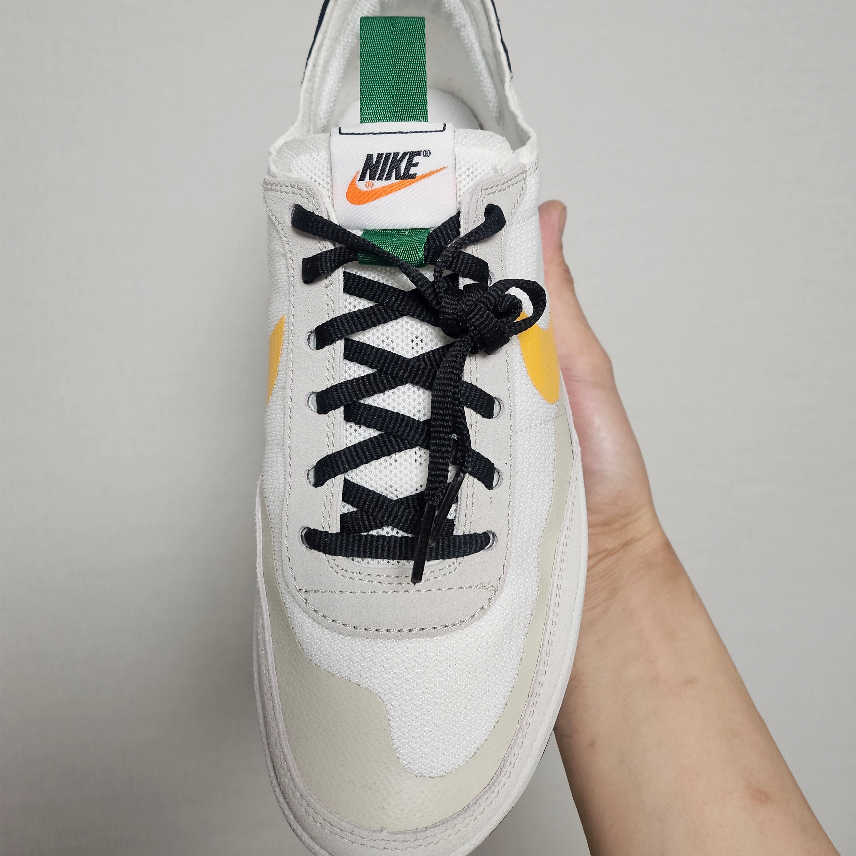 Nike x Tom Sachs General Purpose Shoe Pine Green University Gold 착용 스타일 - 2