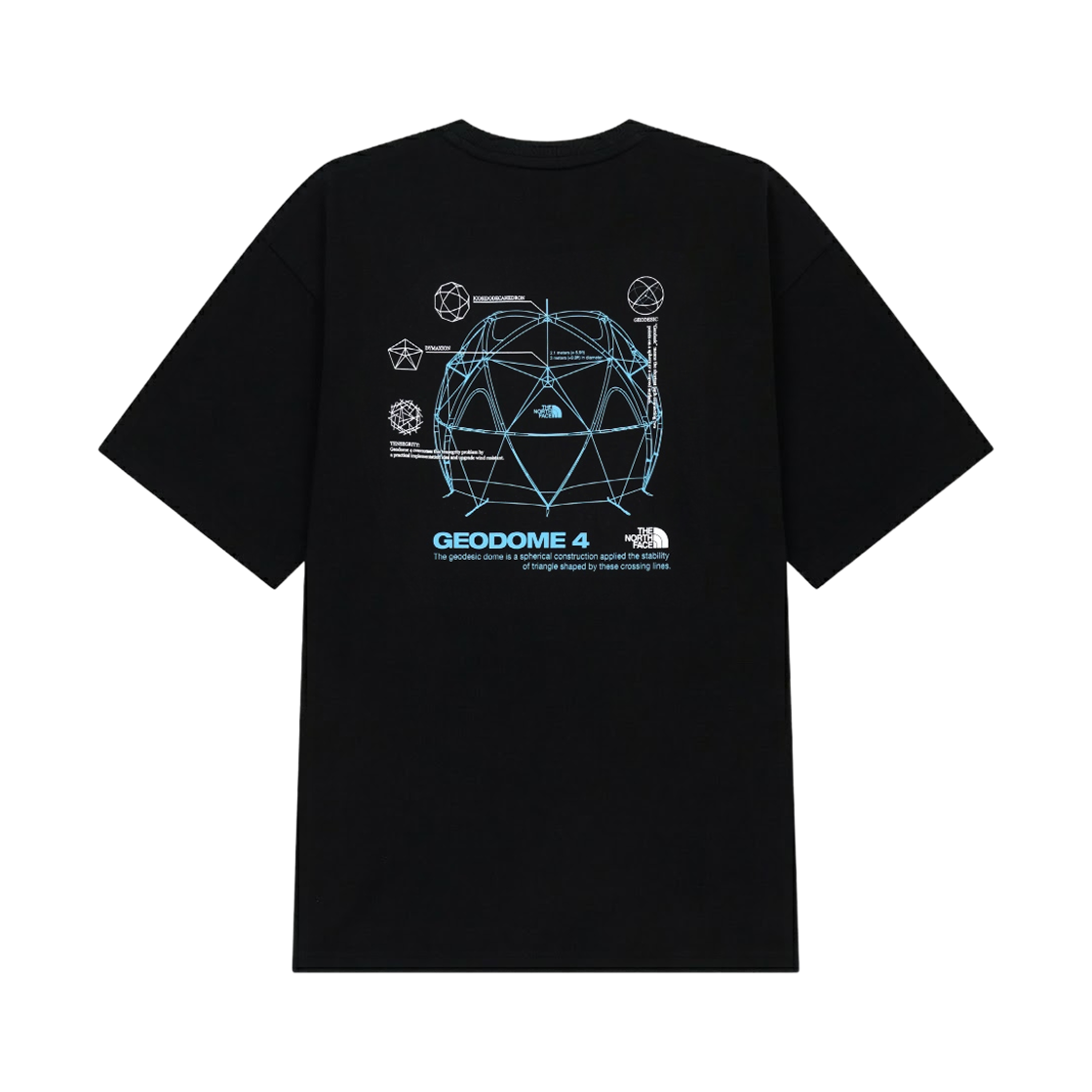 NT7US09J The North Face White Label Geodome S/S R/T-Shirt Black - 26SS