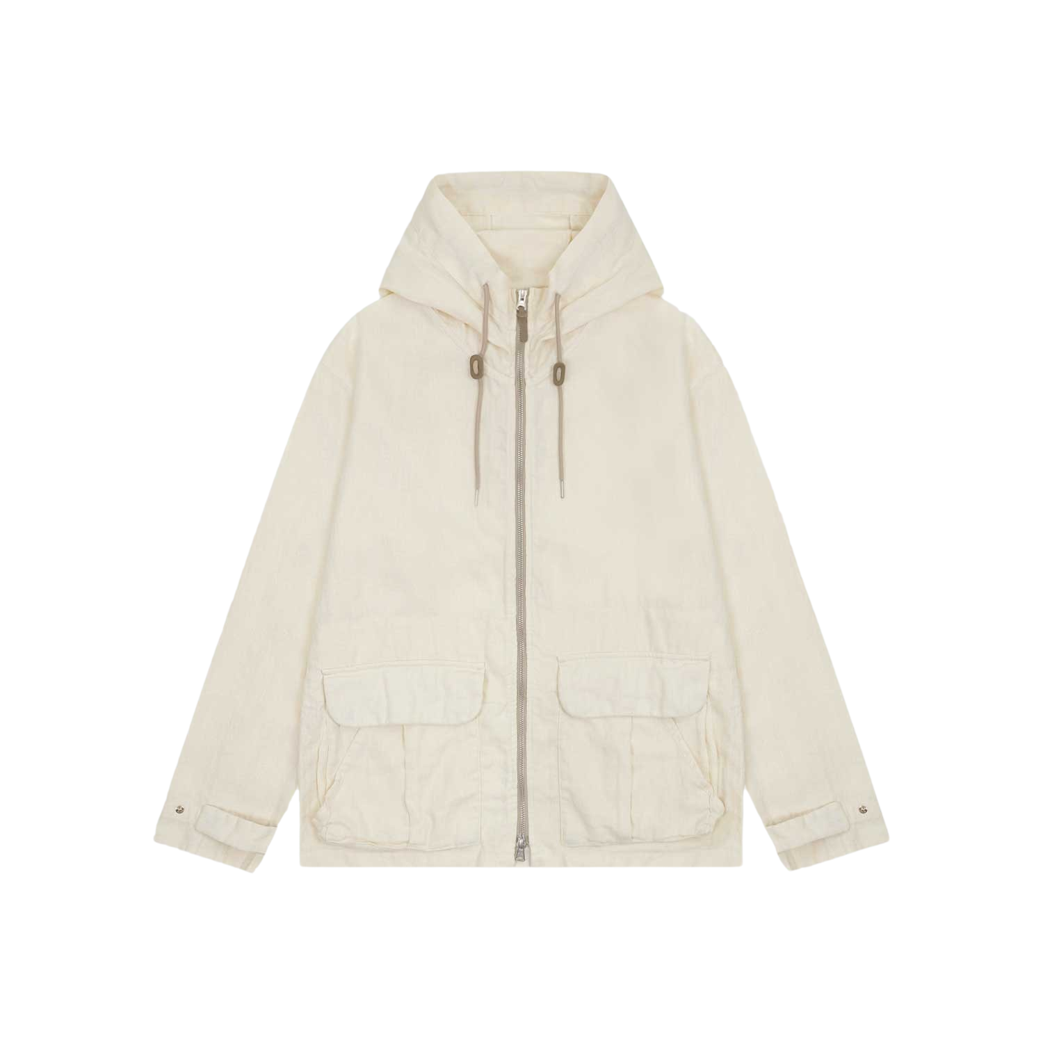 사파리스팟 워시드 린넨 후디 아이보리(Safarispot Washed Linen Hooded Jacket Ivory)