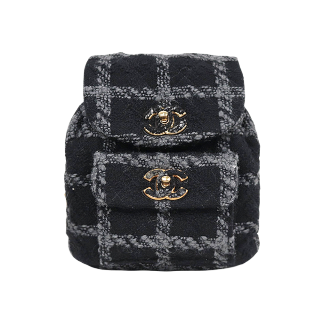 ITABOPE7KLUE Chanel Tweed Duma Backpack