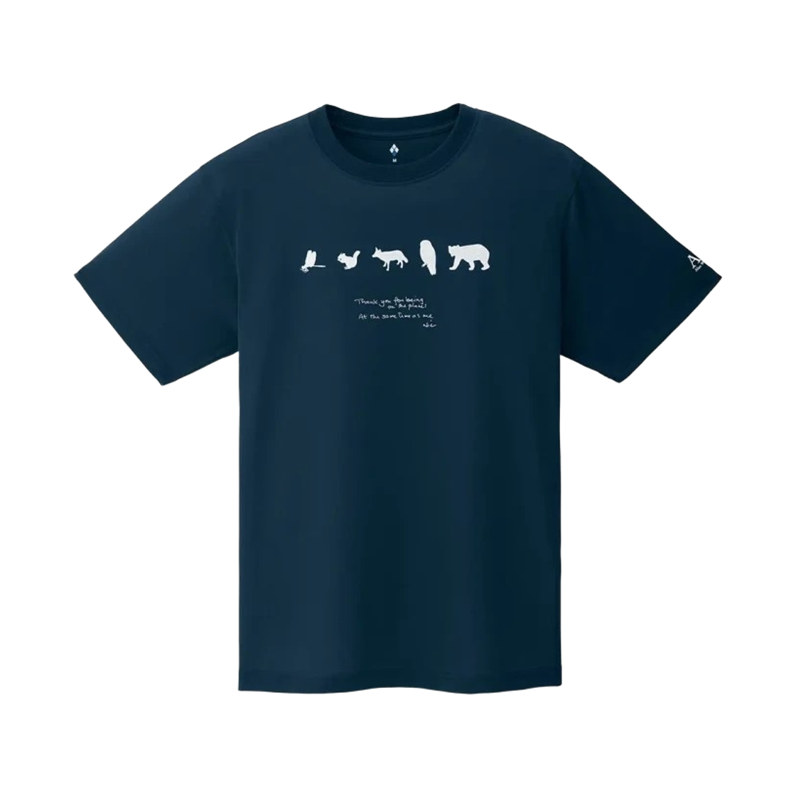 1114761 Montbell Wickron Afan Woodland T-Shirt Navy