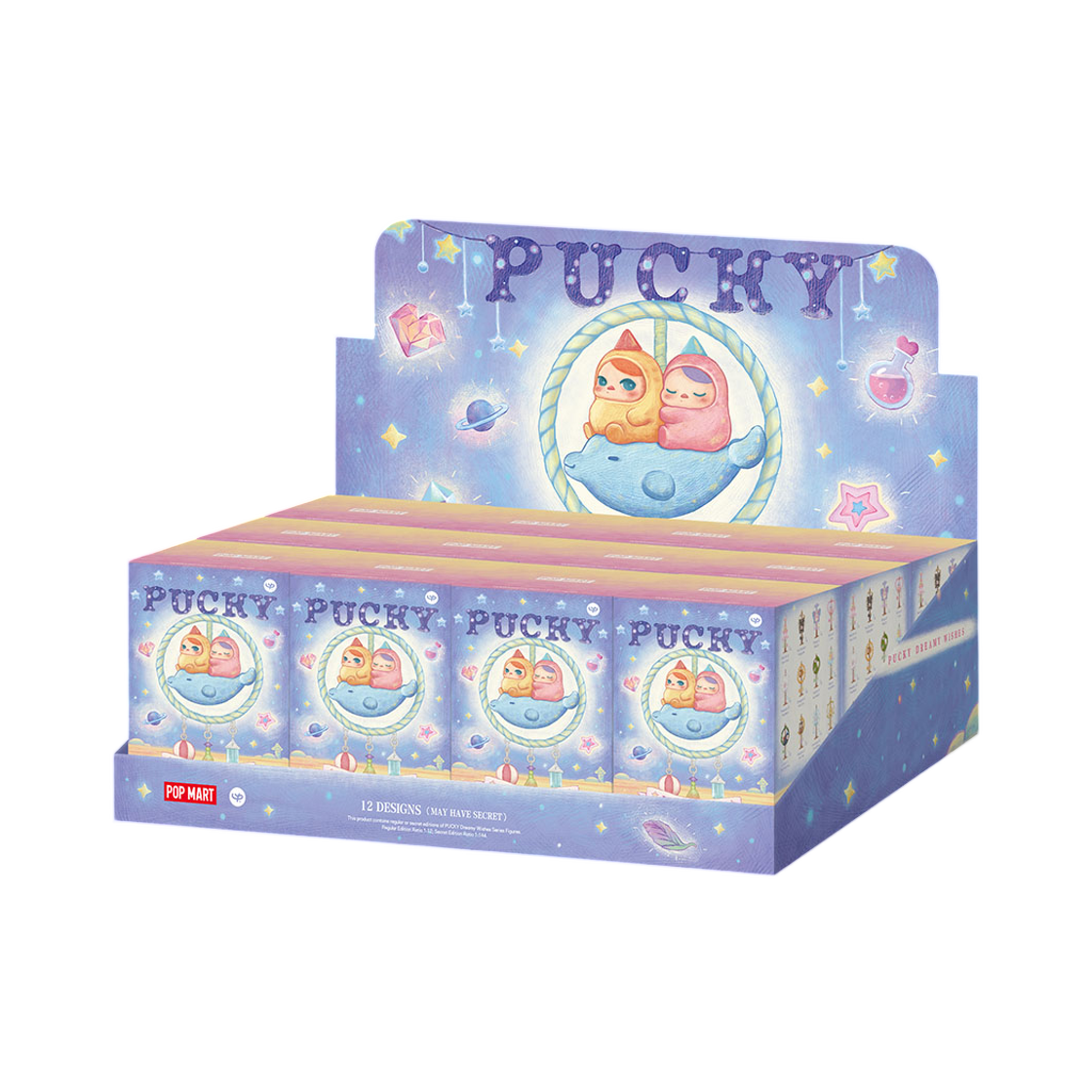 - Pop Mart Pucky Dreamy Wishes Sealed Case (12 Blind Boxes)