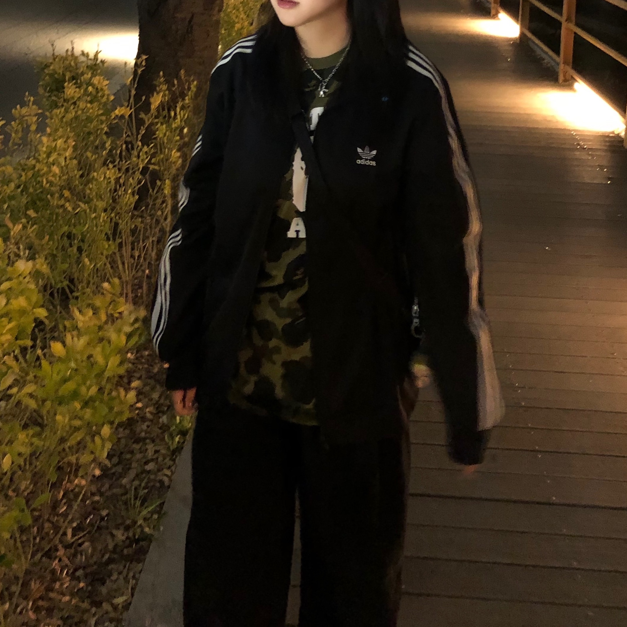 Porter All New Tanker Sling Bag Black, Adidas Adicolor Classic Beckenbauer Track Top Black - KR Sizing 착용 스타일 - 1