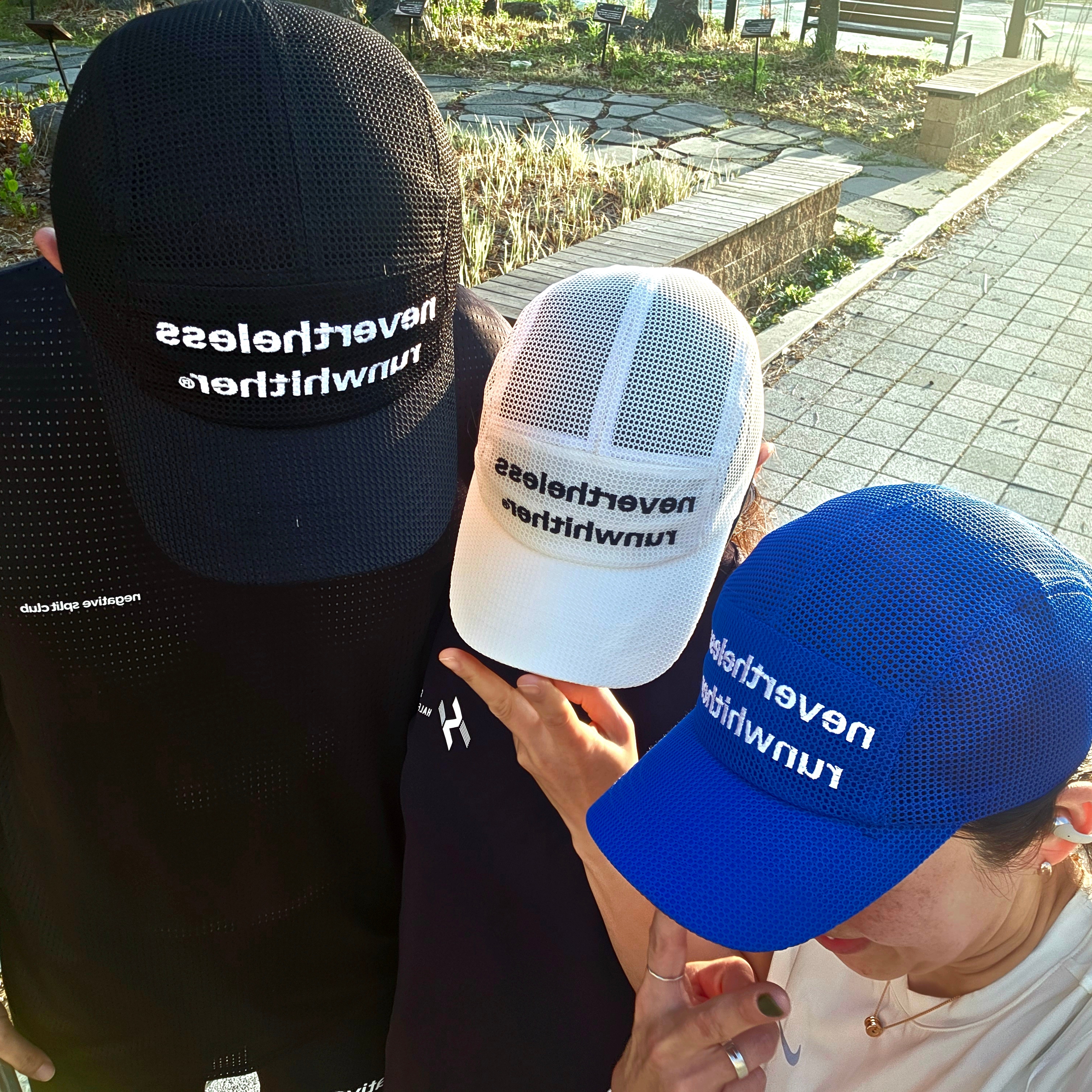 [KREAM 단독] runwhither Mesh Cap Black 착용 스타일