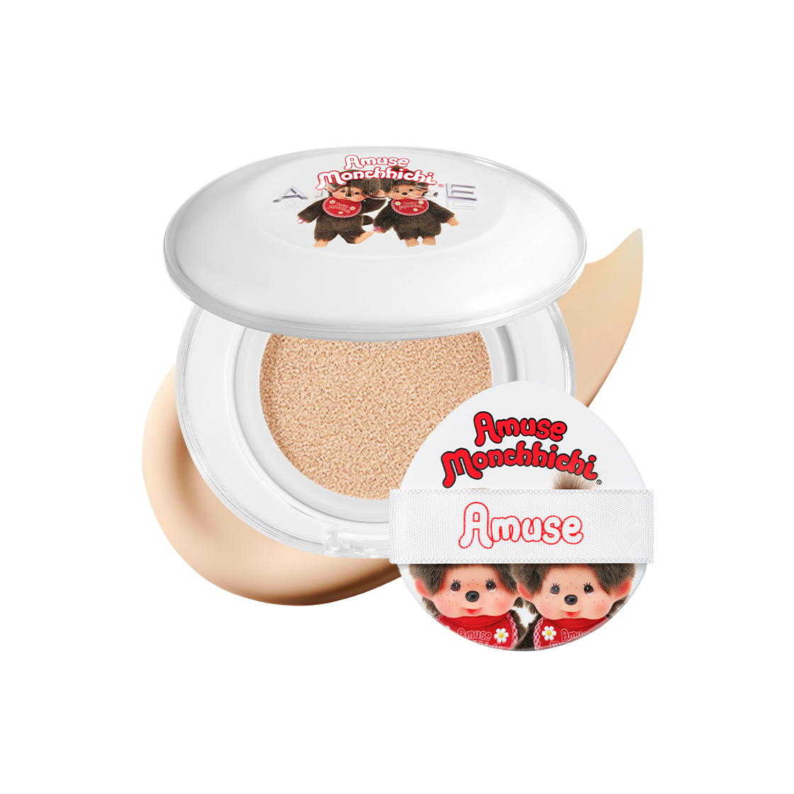 [몬치치 한정판][사은품 증정] 어뮤즈 세라믹 스킨 퍼펙터 쿠션([MONCHHICHI LIMITED EDITION][GIVEAWAY] AMUSE CERAMIC SKIN PERFECTOR CUSHION) - 4