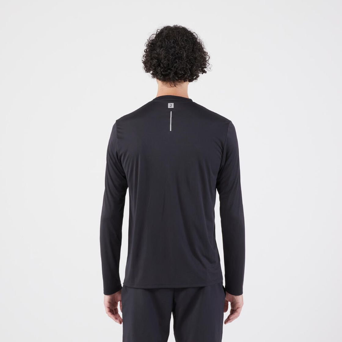 데카트론 남성 러닝 긴팔 티 런 드라이 100 스모크 블랙(DECATHLON Men's Running Long-Sleeved T-Shirt Run Dry 100 Smoke Black) - 8