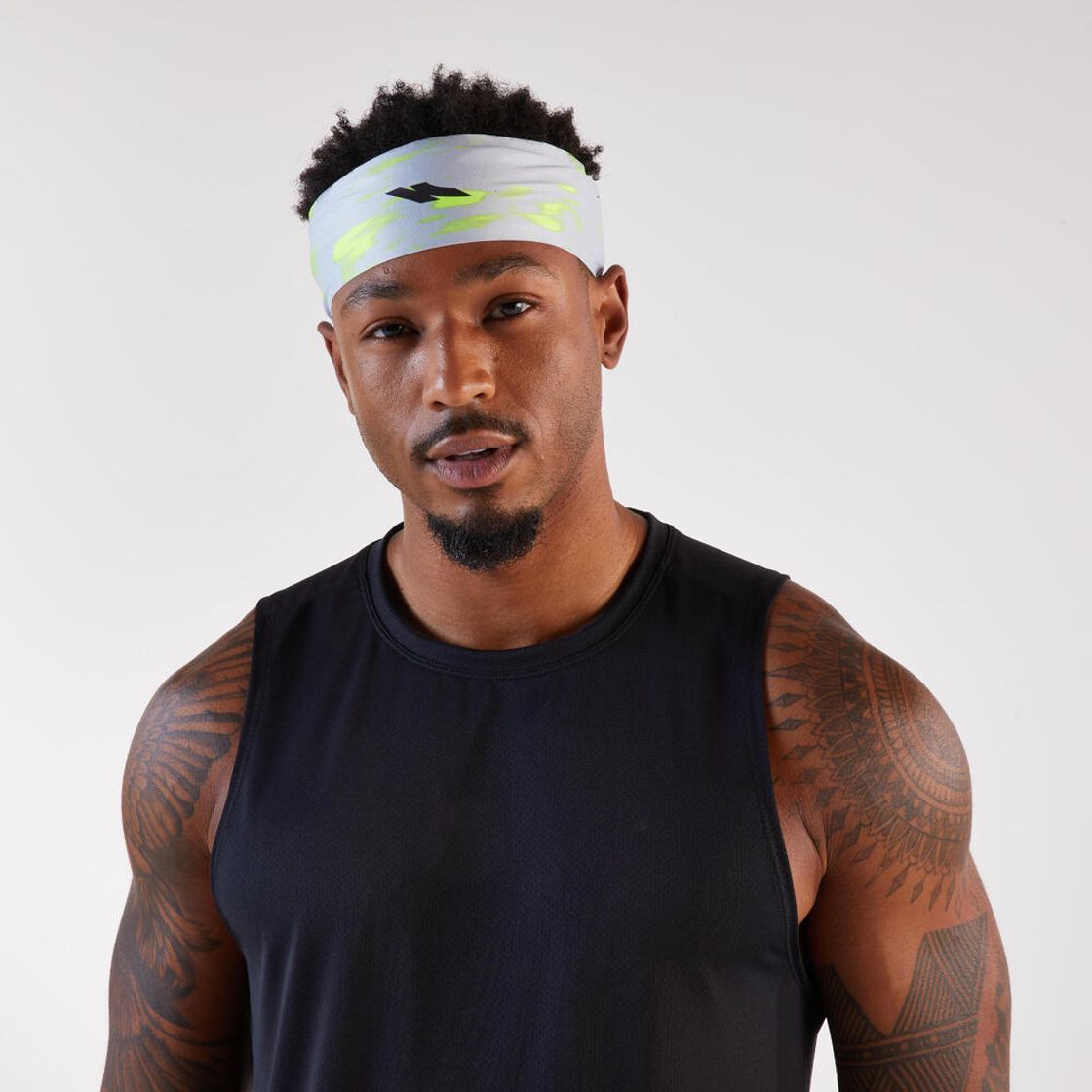 데카트론 남성 러닝 싱글렛 런 100 스모크 블랙(DECATHLON Men's Running Singlet Run 100 Smoke Black) - 5