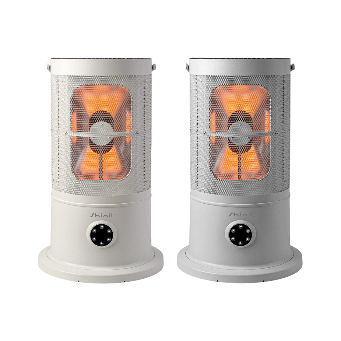 신일 가정용 사무실 전기히터 오방난로 난방기 스토브 에코 + 상부망 포함(SHINIL Cylindrical Electric Heater Stove with 4-Way Heating, Safety Guard SEH-KR2825B)