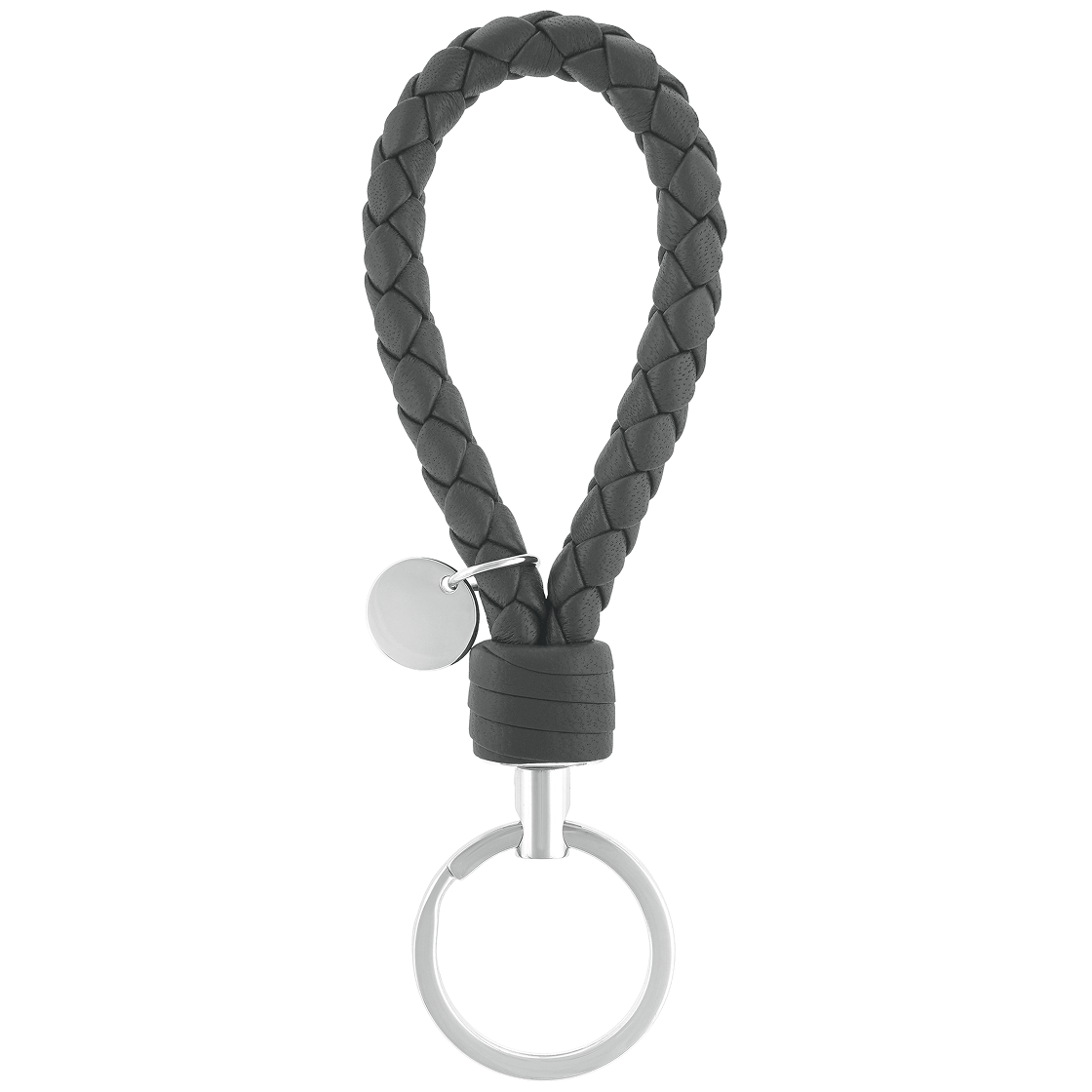 보테가 베네타 로고 태그 키링 그레이(Bottega Veneta Logo Tag Keyring Grey) - 2