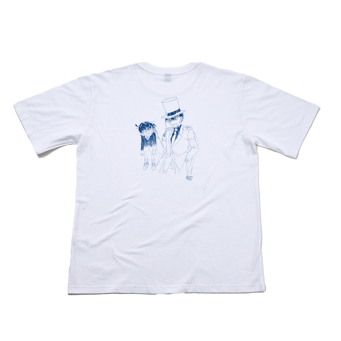 댄꼼마 x 명탐정 코난 괴도키드 반팔 티셔츠(DANCOMMA × Detective Conan Kaito Kid Short Sleeve T-Shirt) - 2