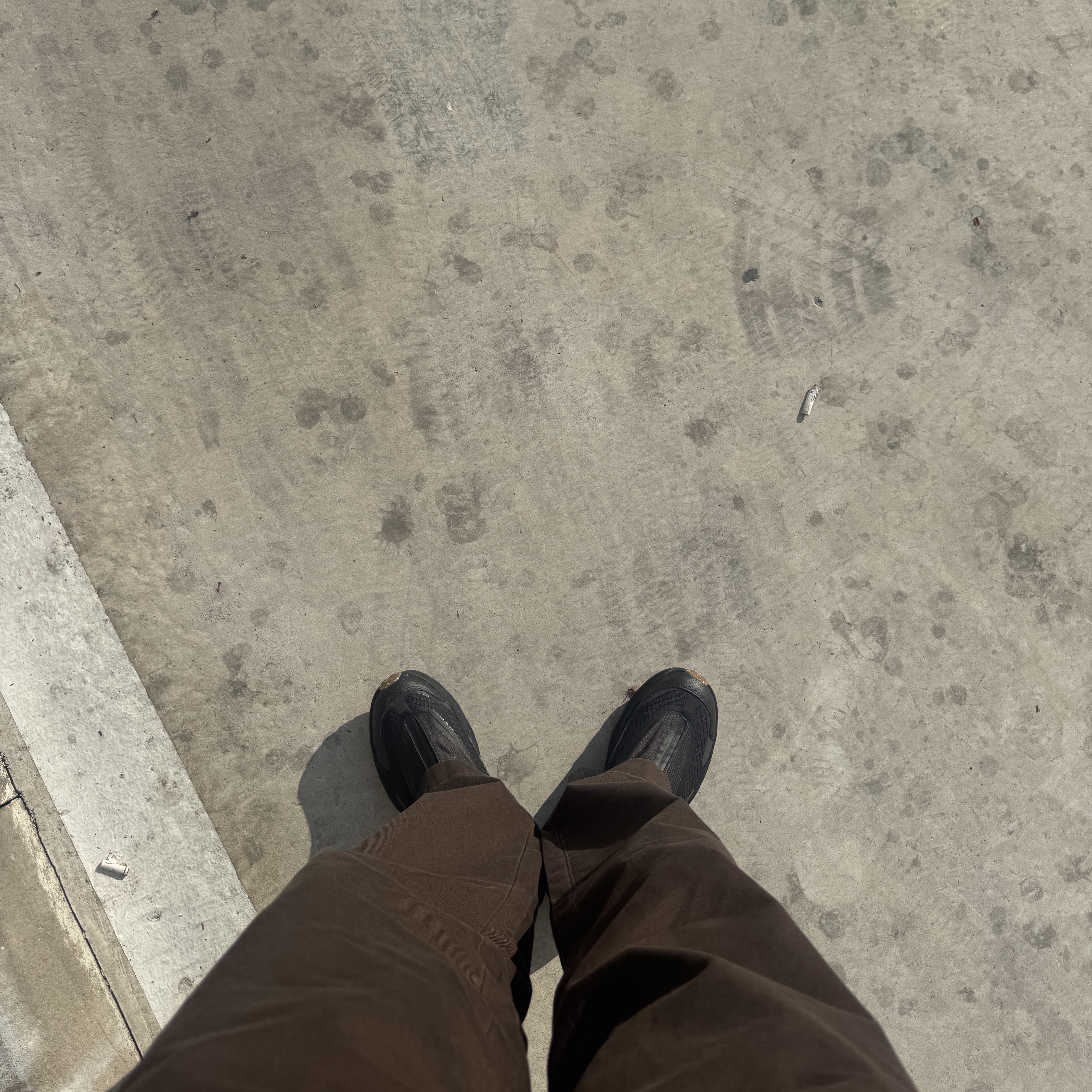 Hoka Project Transport Stardust Satellite Grey 착용 스타일