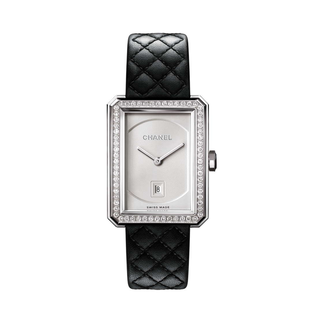 샤넬 보이프렌드 워치 미디엄 모델 스틸 다이아몬드(Chanel Boy·Friend Watch Medium Model Steel Diamonds)