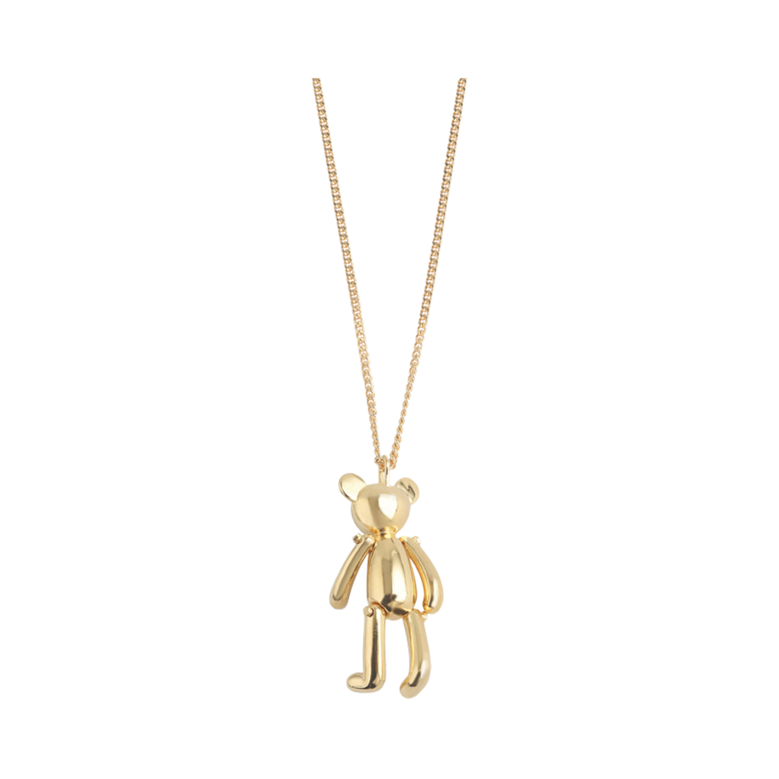 논논 베어 넥클리스 골드(Nonenon Bear Necklace Gold) - 2