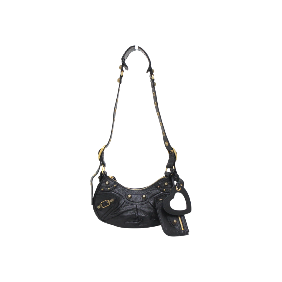 발렌시아가 671309 블랙 레더 르카골XS 여성 숄더백 겸 크로스백aa62921(Balenciaga Le Cagole Black Leather Shoulder & Crossbody Bag) - 1