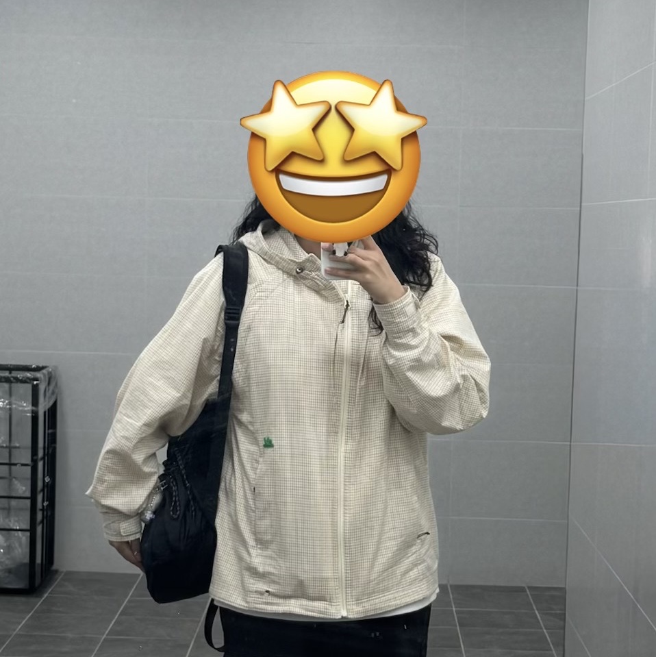 [더블적립] sunlovetour 2Way Hooded Jacket Ivory 착용 스타일