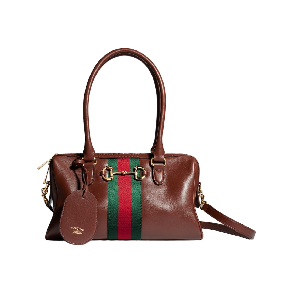866732-AAGIQ-2243 Gucci Borsetto Medium Boston Bag Chesnut