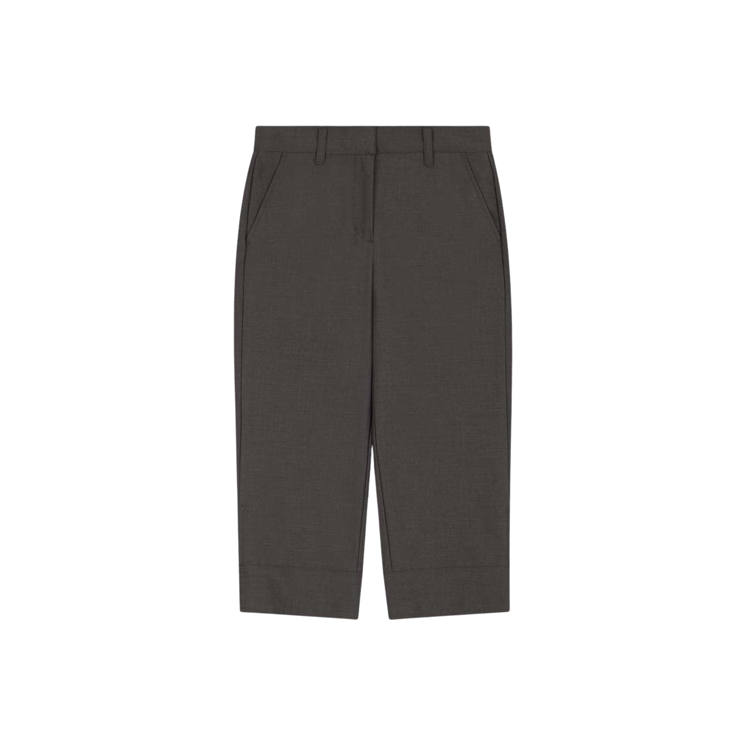 사파리스팟 1/2 커프 크롭 팬츠 차콜(Safarispot 1/2 Cuff Cropped Pants Charcoal)