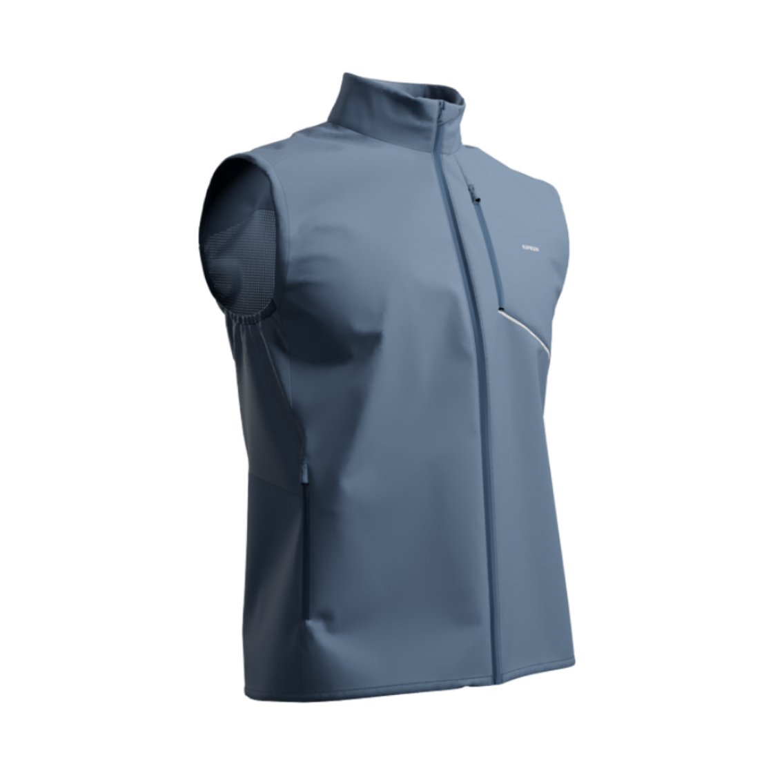 데카트론 남성 러닝 윈드 베스트 런 500 어비스 블루(DECATHLON Men's Running Wind Vest Run 500 Abyss Blue)