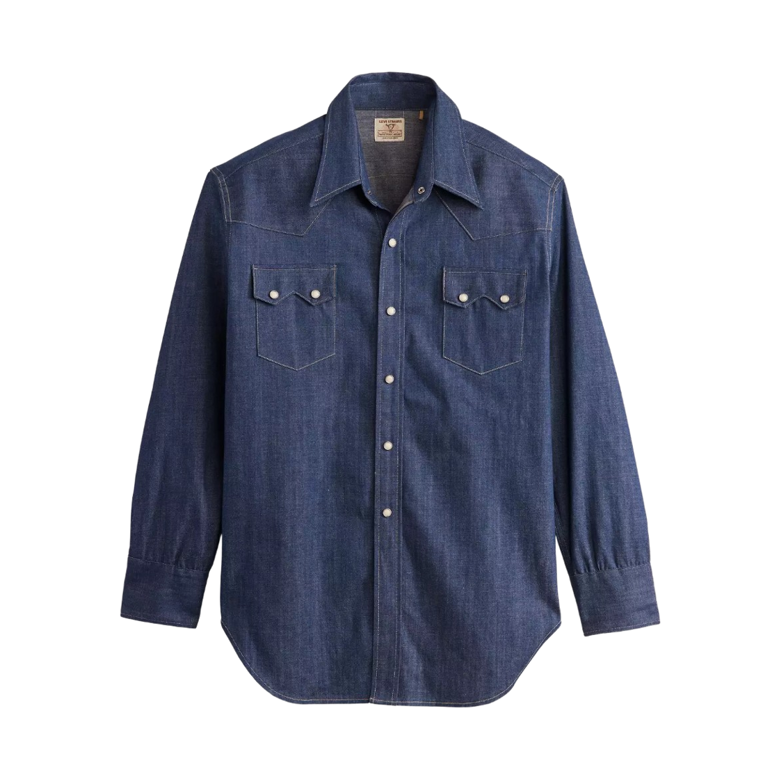 001L70002 Levi's Vintage Clothing Shorthorn Sawtooth Western Shirt Dark Wash