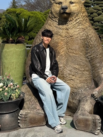 noun Corduroy Denim Pants Light Blue 착용 스타일 - 1