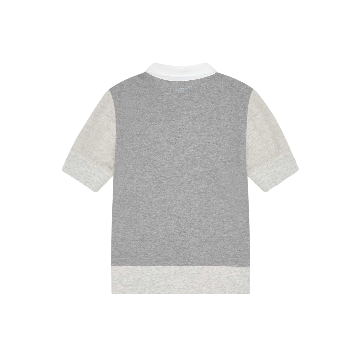사파리스팟 1/2 레이어드 셔츠 하프 티 아이보리/그레이(Safarispot 1/2 Layered Shirt Half Tee Ivory/Gray) - 2
