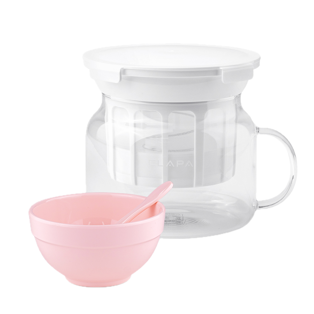 유청분리기 [3단 꾸덕조절 / 유리소재] 클래파 그릭요거트 메이커 1.8L 대용량(CLAPA Whey Separator Greek Yogurt Strainer Maker, Home Kitchen Tool BYF-G18)