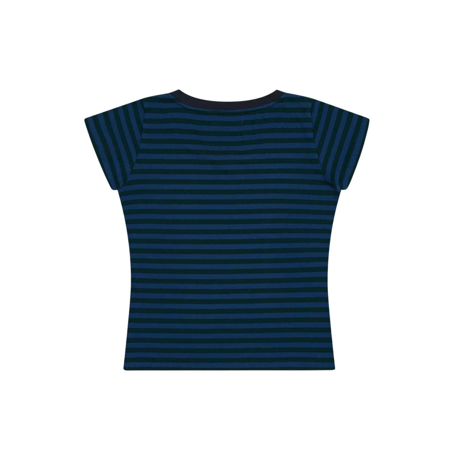 사파리스팟 1/2 블록 스트라이프 티셔츠 네이비(Safarispot 1/2 Block Stripe T-shirt Navy) - 2