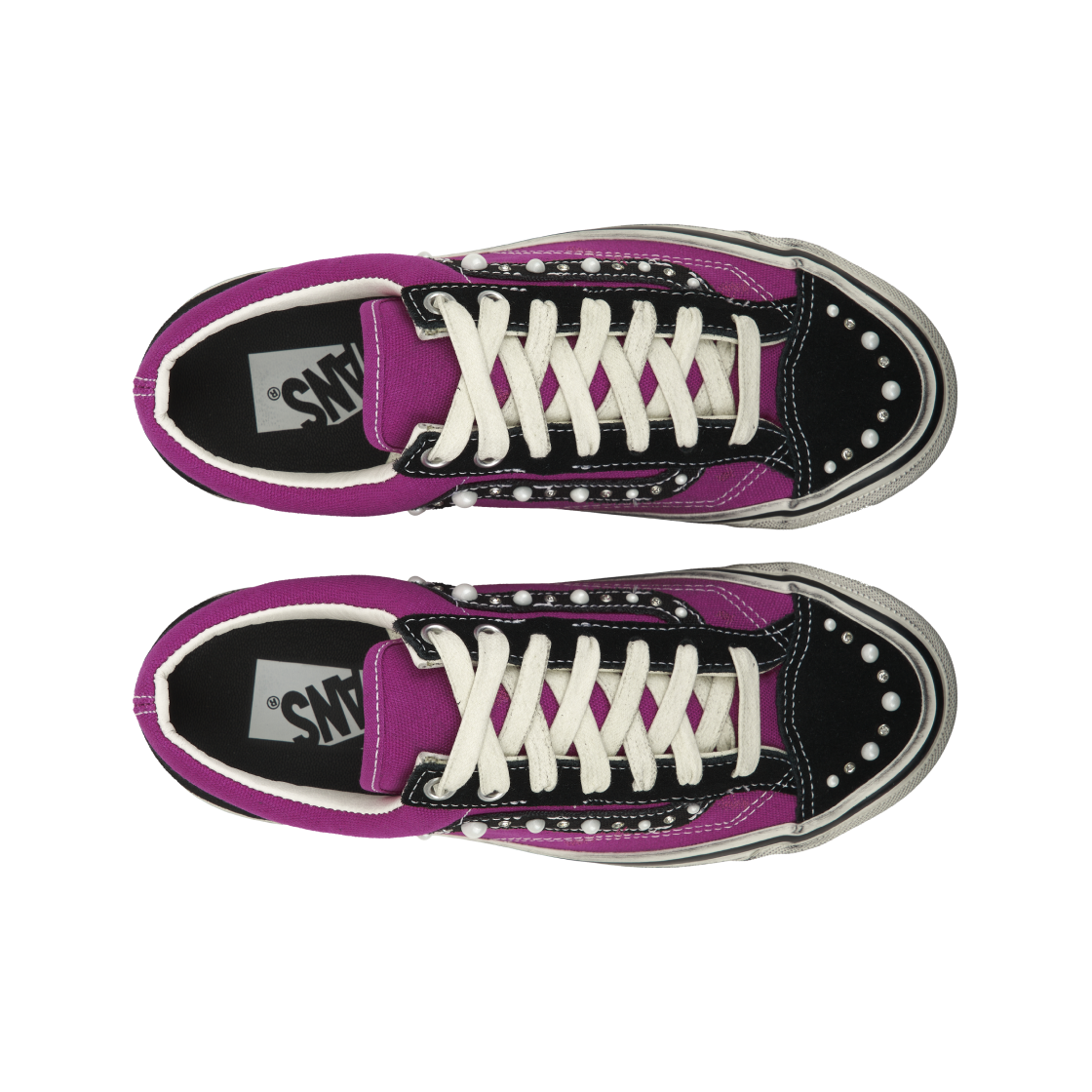 반스 LX 올드스쿨 36 펄라이즈드 푸시아 레드(Vans LX Old Skool 36 Pearlized Fuchsia Red) - 5