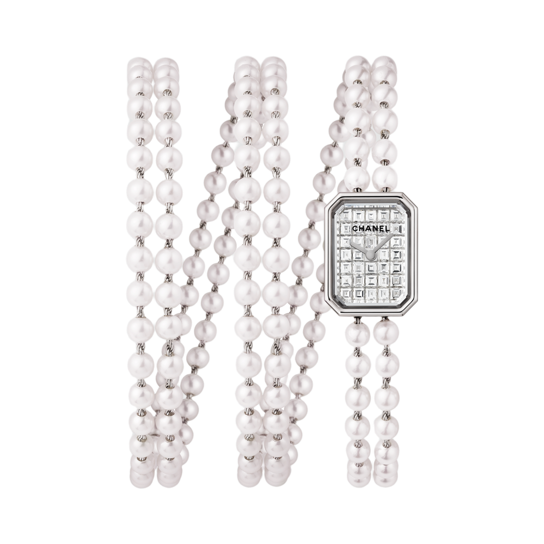 샤넬 프리미에르 미니 워치 화이트 골드 펄 다이아몬드(Chanel Premiere Mini Watch White Gold Pearls Diamonds)