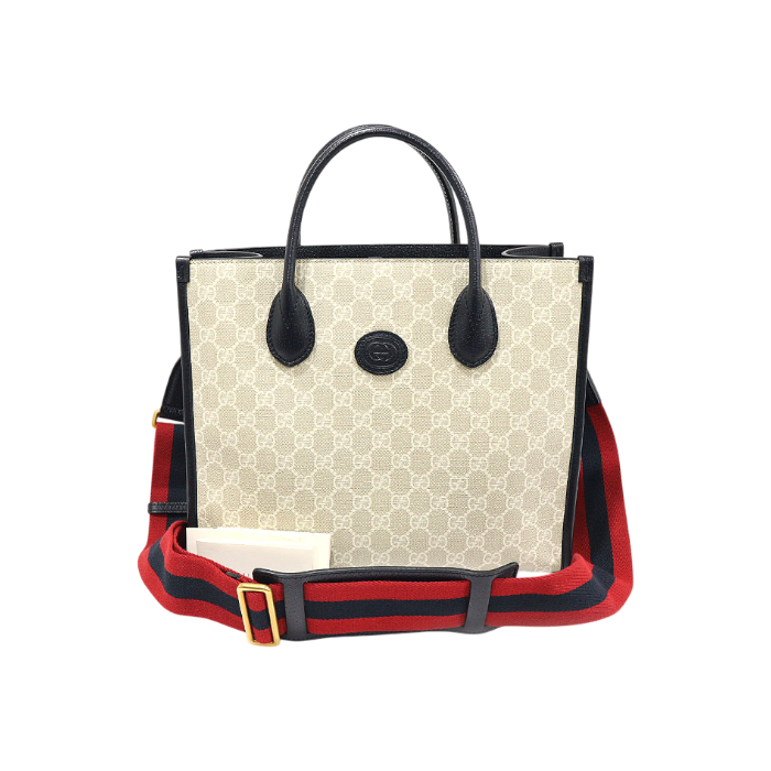 구찌 703256 리미티드 코리아 익스클루시브 GG 수프림 캔버스 스몰 토트 2WAY(Gucci Limited Edition Korea Exclusive GG Supreme Canvas Small Tote Bag 2-Way) - 1