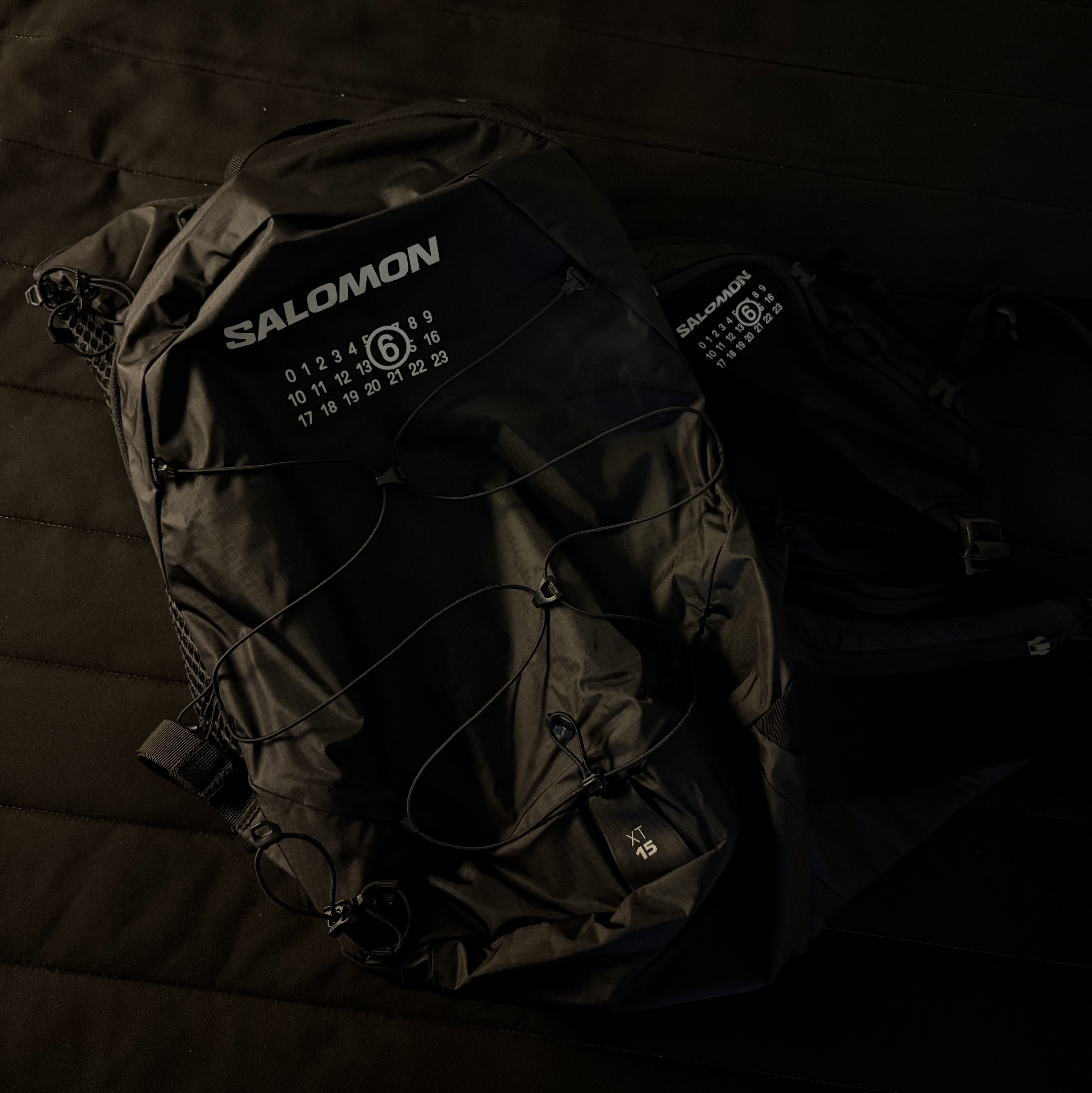Salomon x MM6 Maison Margiela XT-15 Black 착용 스타일