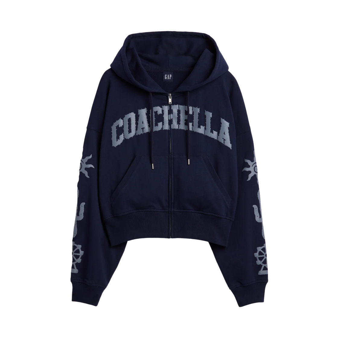 갭 x 코첼라 집 후드 네이비(Gap x Coachella Zip Hoodie Navy) - 1