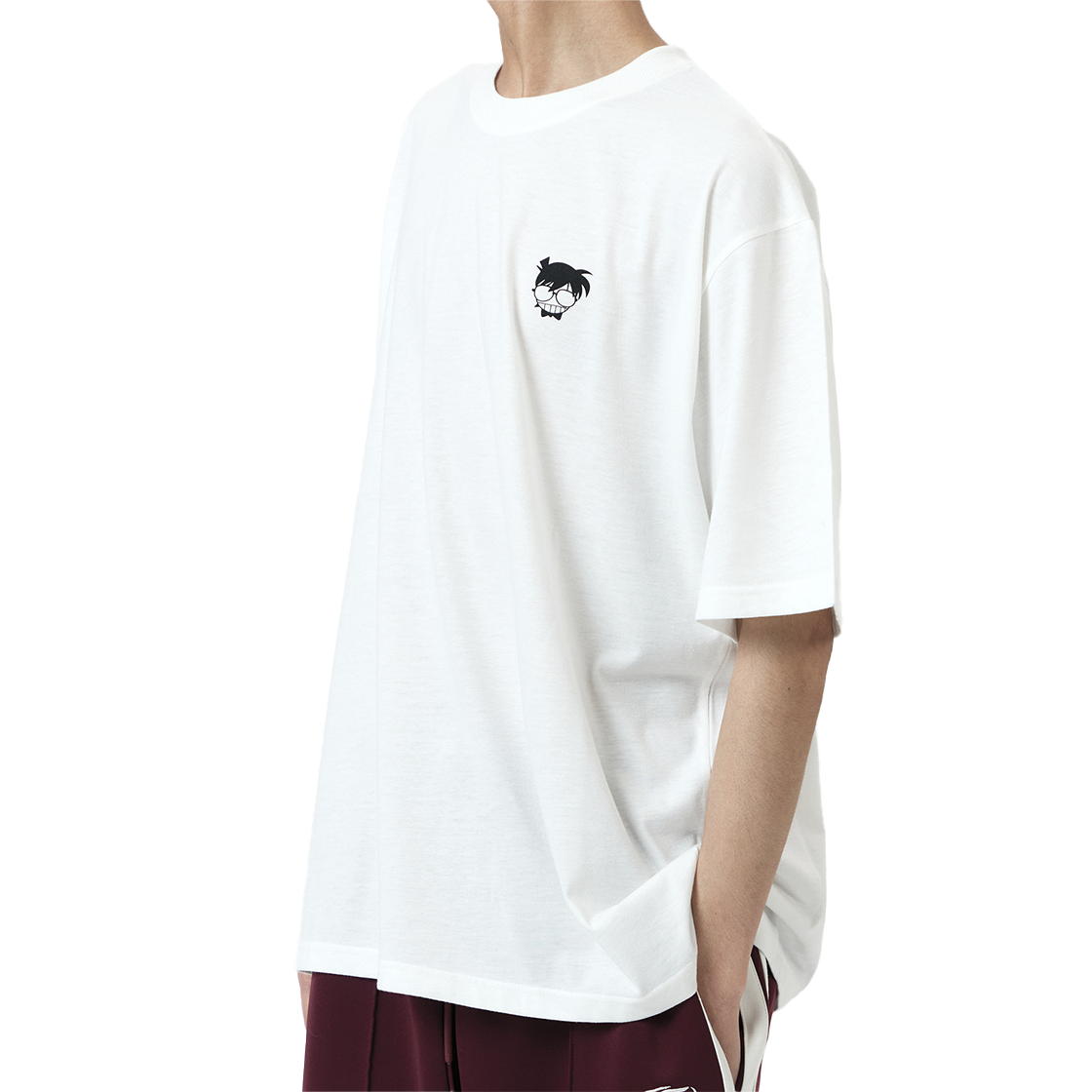 댄꼼마 x 명탐정 코난:척안의 잔상 스페셜 아트웍 반팔 티셔츠(DANCOMMA × Detective Conan Special Artwork Short Sleeve T-Shirt) - 4