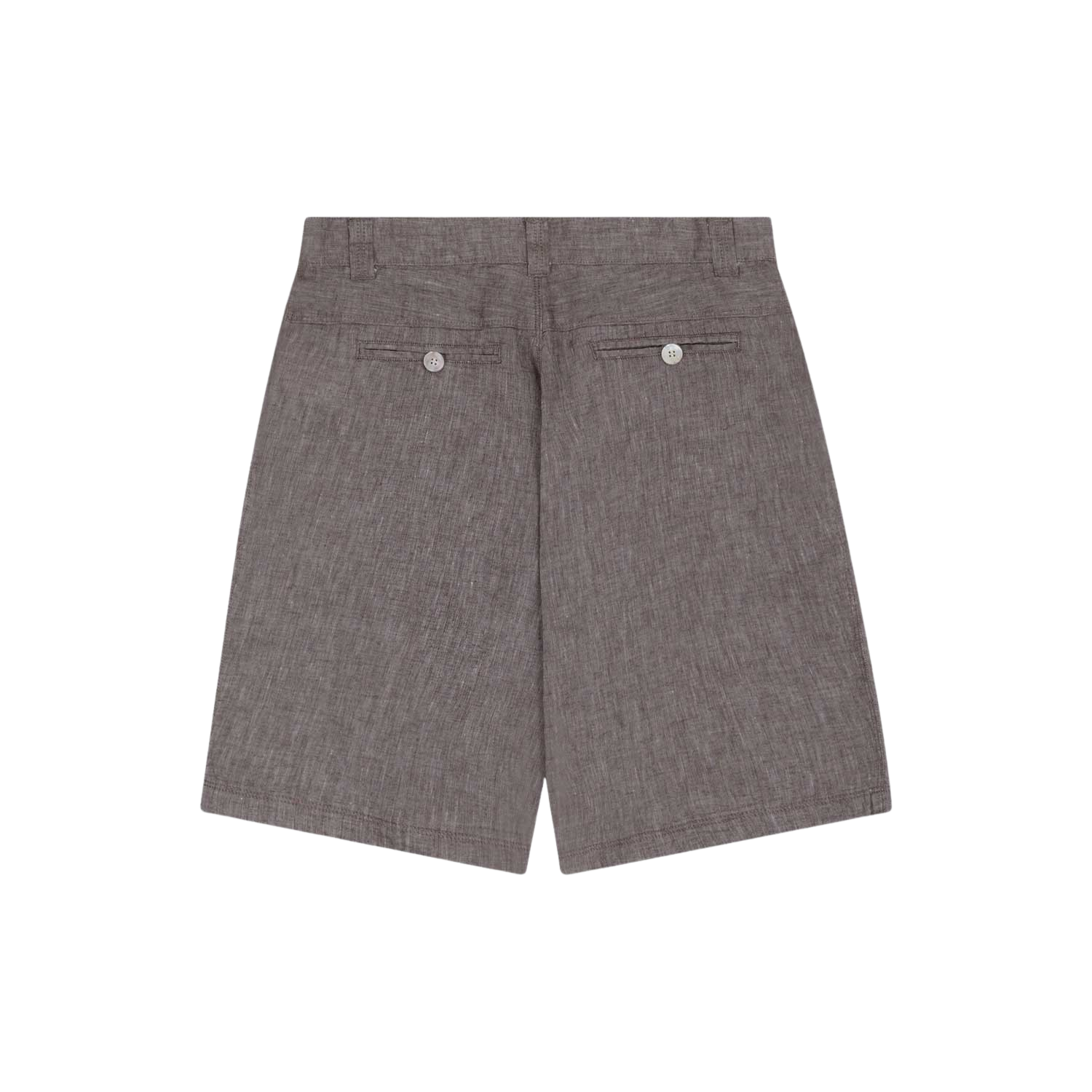 사파리스팟 워시드 린넨 슬럽 숏츠 브라운(Safarispot Washed Linen Slub Shorts Brown) - 2