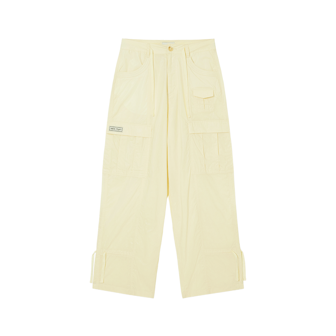 세터 우먼 코티드 코튼 카고 팬츠 크림(SATUR W Coated Cotton Cargo Pants Cream)