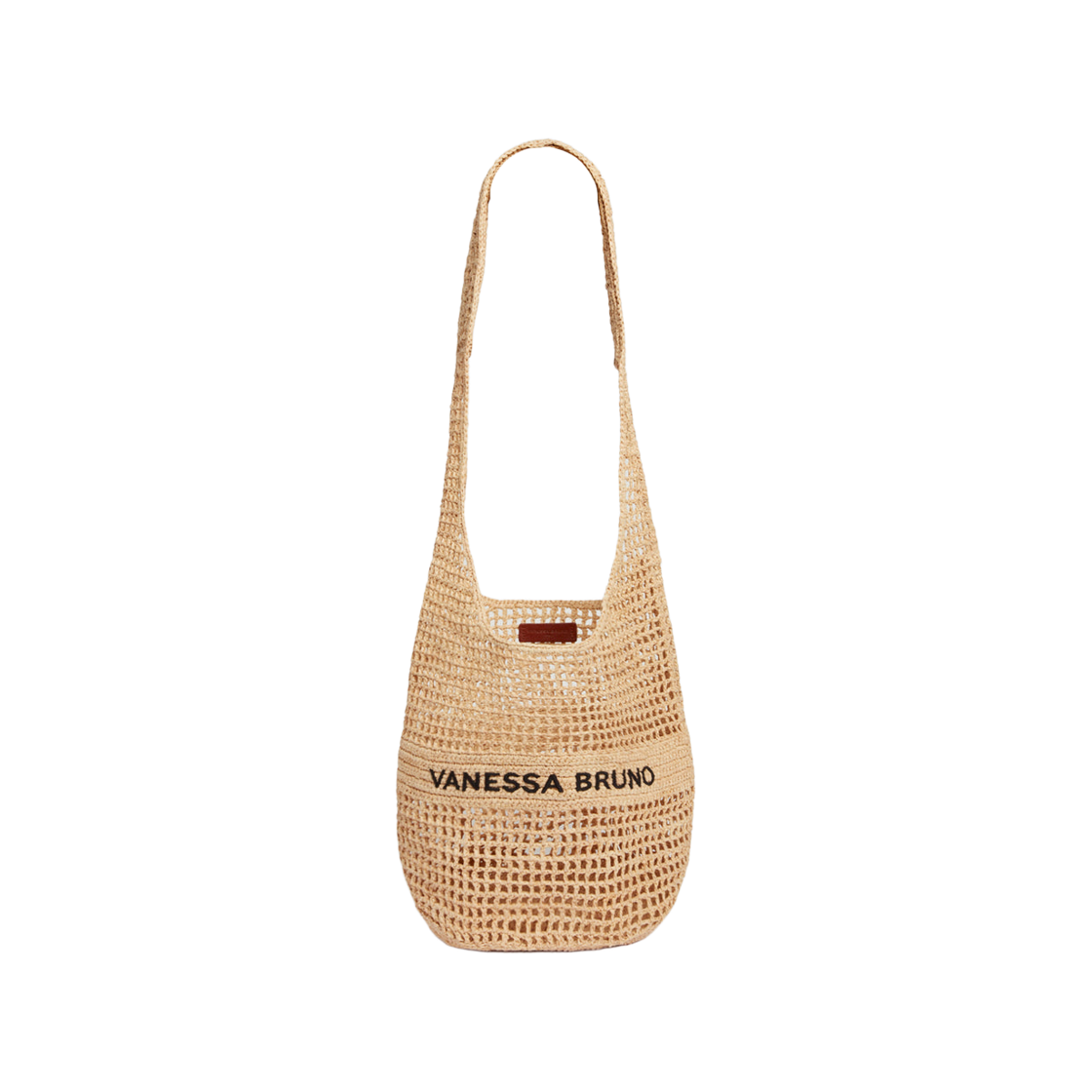 바네사 브루노 라피아 호보백 샌드 블랙(Vanessa Bruno Raffia Hobo Bag Sand Black) - 1