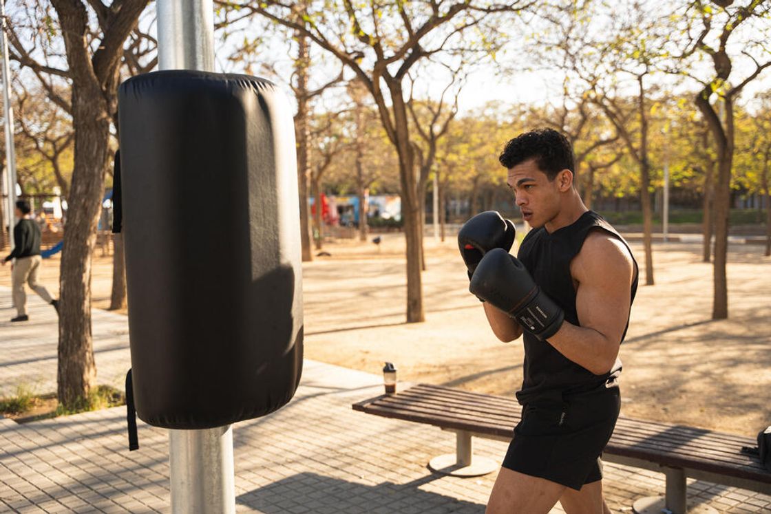 데카트론 남성 피트니스 반바지 100 스모크 블랙(DECATHLON Men's Fitness Shorts 100 Smoke Black) - 7