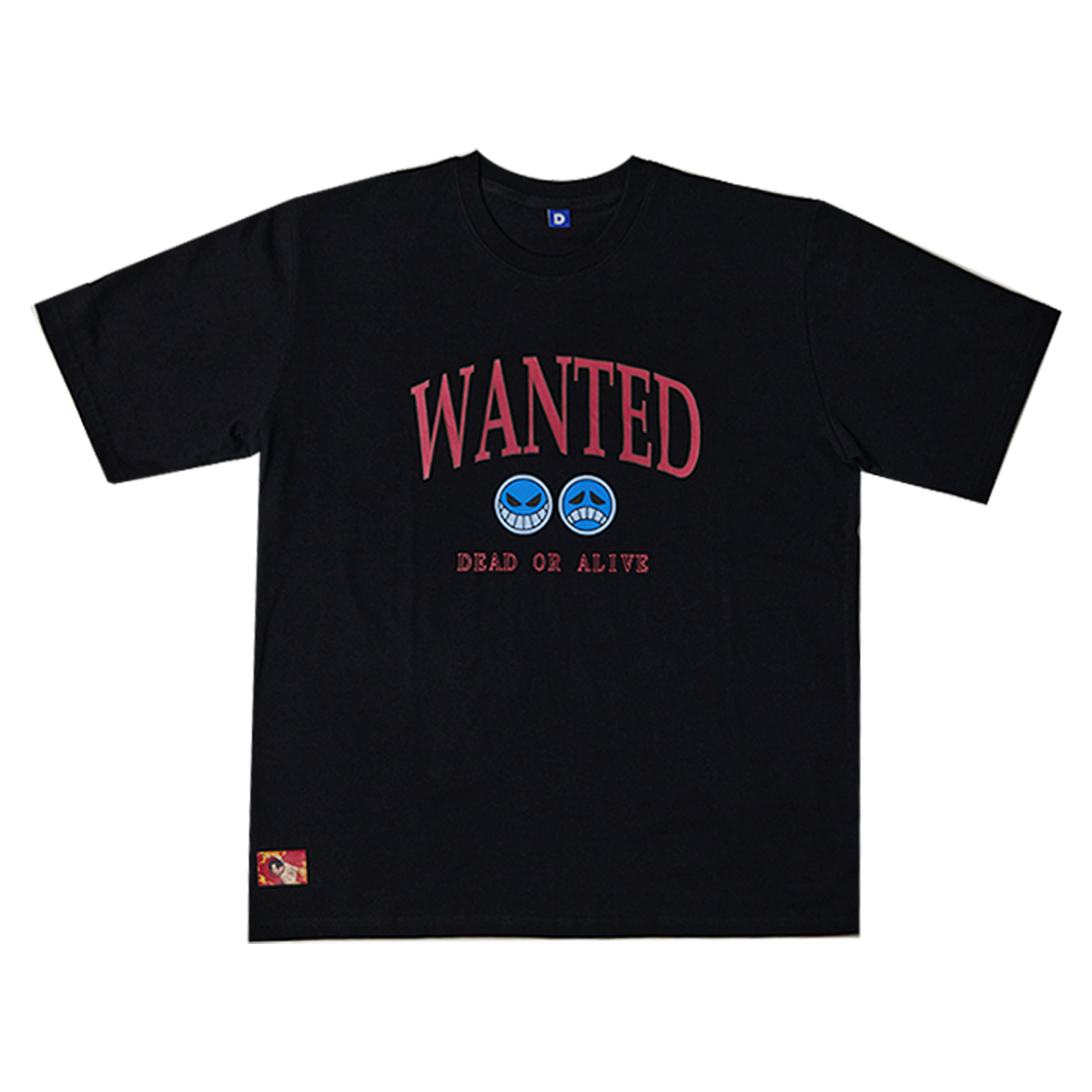 댄꼼마 x 원피스 에이스 로고 반팔 티셔츠(DANCOMMA × One Piece Ace Logo Short-Sleeve T-Shirt)