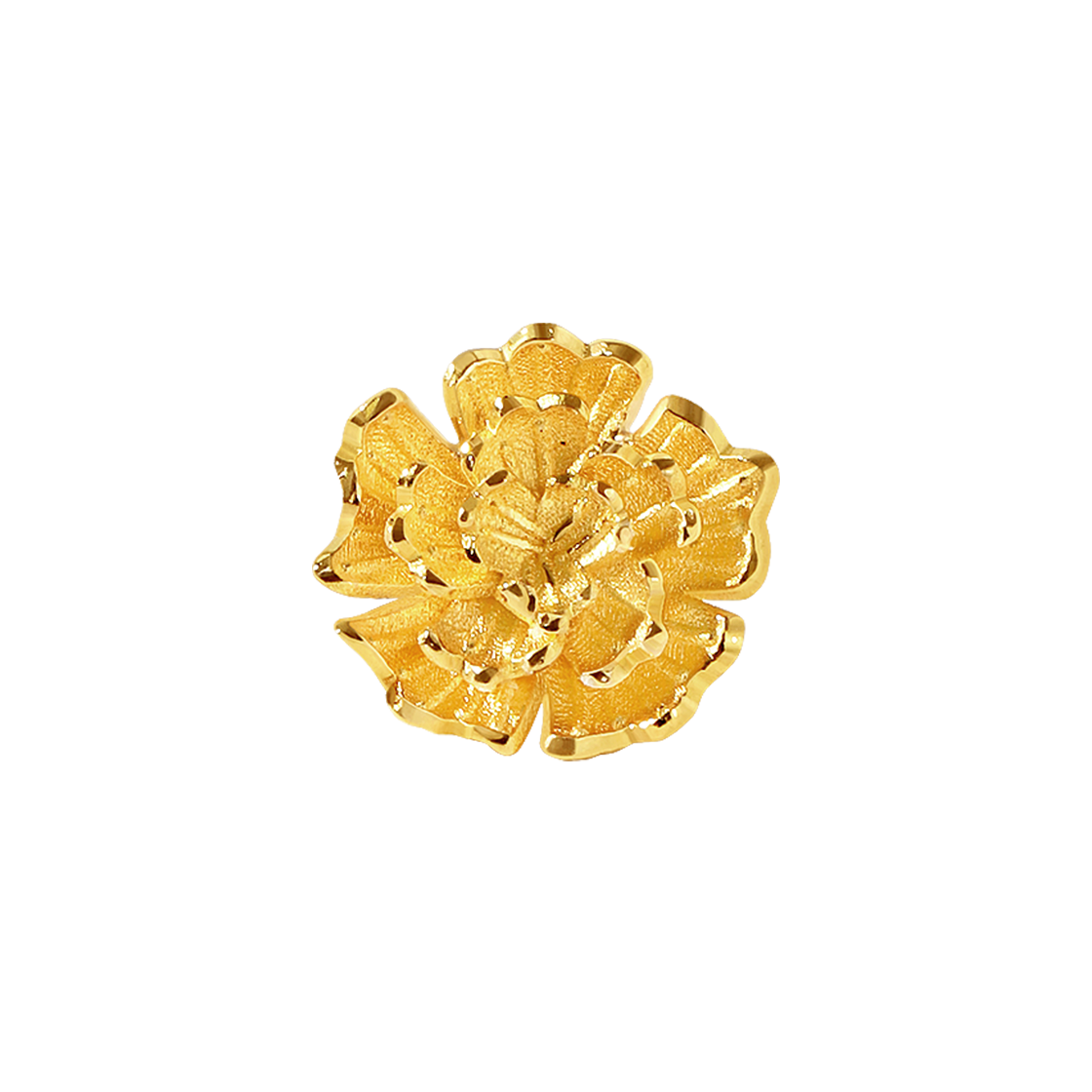 골드팡 24k 순금 로얄카네이션 브로치 1.5g(GOLDPANG 24k Gold Royal Carnation Brooch 1.5g)